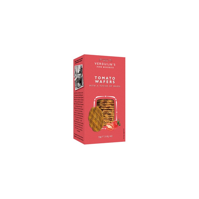 BISCUITS AU FROMAGE, TOMATE ET BASILIC 75G