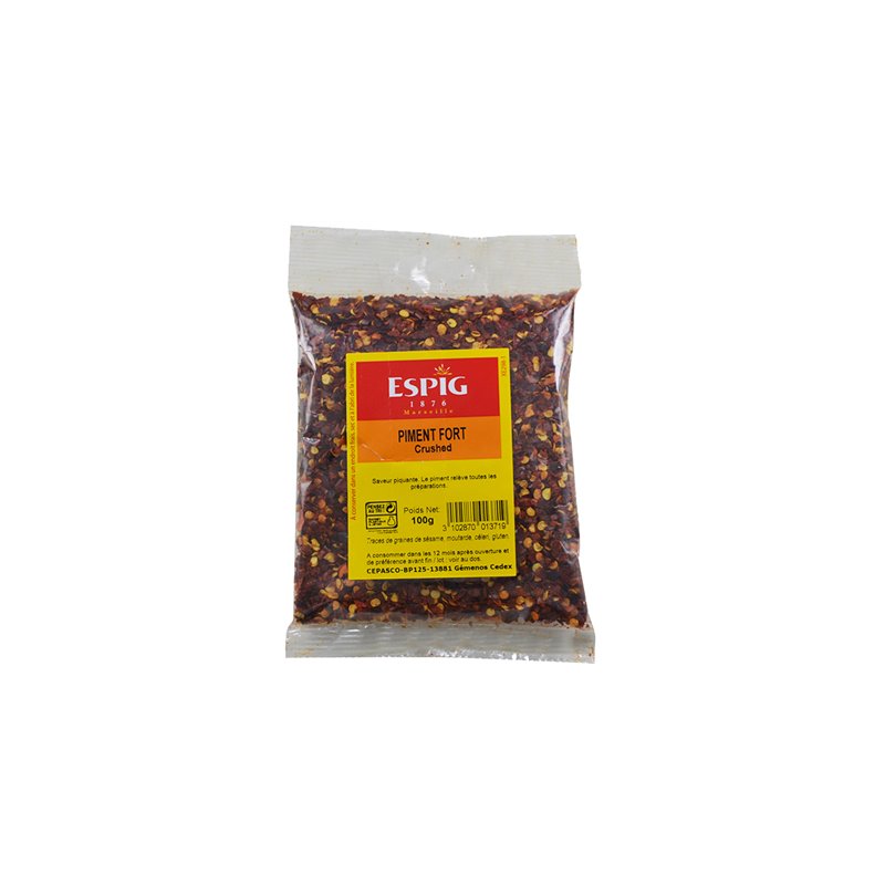 PIMENT FORT CRUSHED 100G